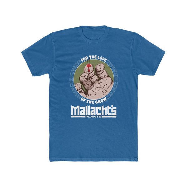 "Love of the Grow" Design (Blue) (With "Serious Cactusing" Printed on Back) - Mallacht's Gear - Men's premium T-shirt