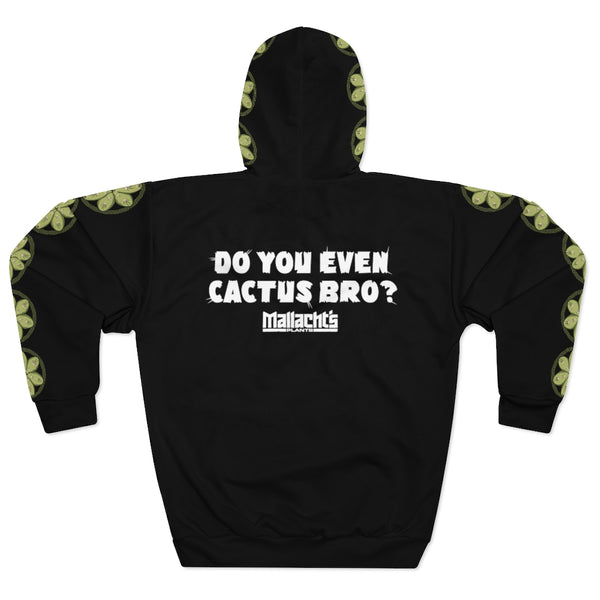 Mallacht's Plants Hoodie with "Tricho-Top" logo on sleeves and hood - Unisex Pullover Hoodie