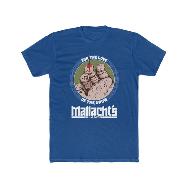 "Love of the Grow" Design (Blue) (With "Serious Cactusing" Printed on Back) - Mallacht's Gear - Men's premium T-shirt
