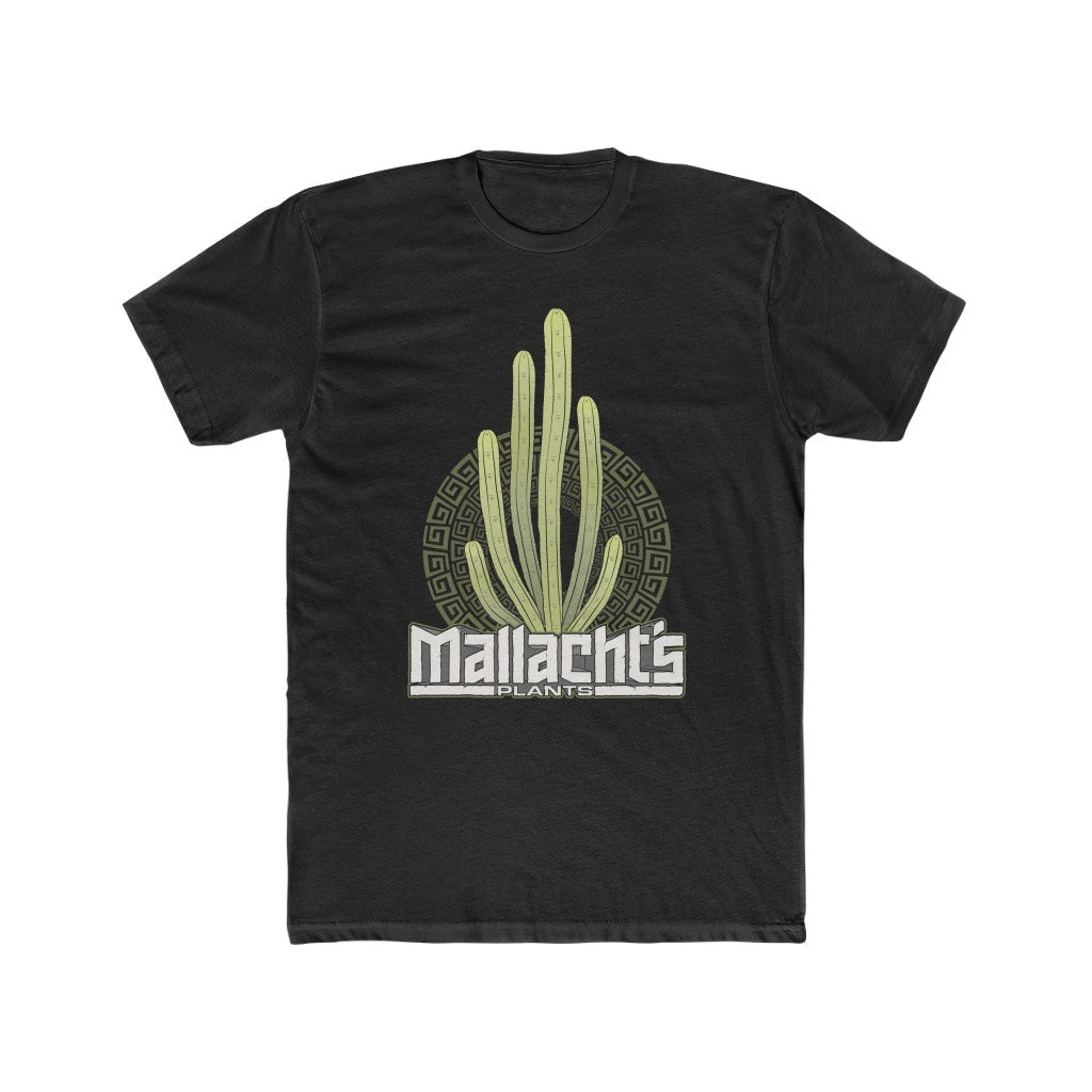 "Columns" Design (Black) - (With "Do You Even Cactus Bro?" Printed on Back) - Mallacht's Gear - Men's premium T-shirt